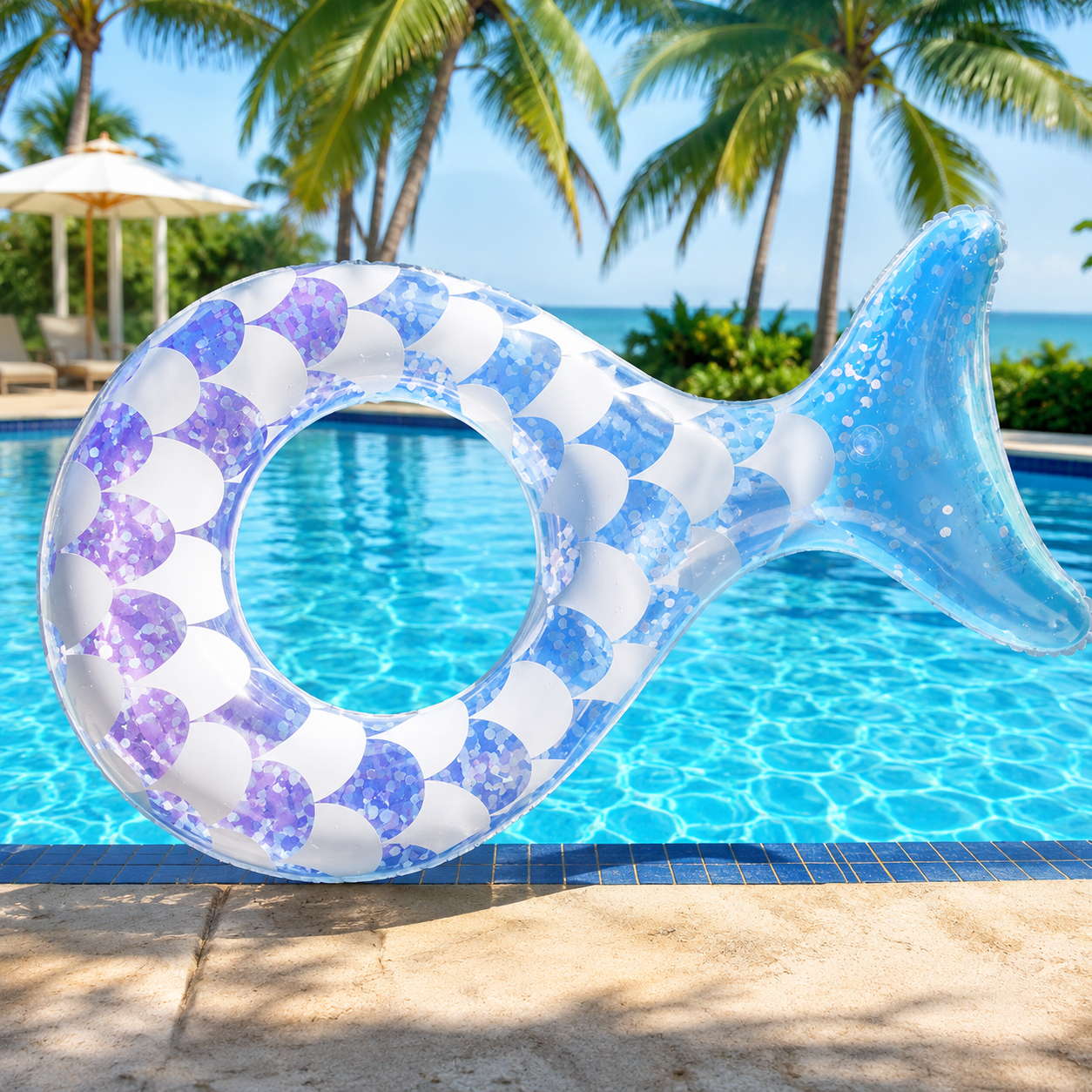 Swimming Ring Thickening Portable Water Inflatable Toy