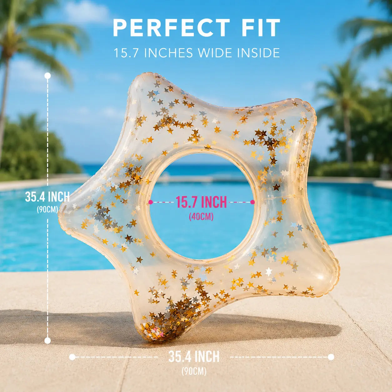 Swimming Ring Mermaid Inflatable Toy Super Paradise